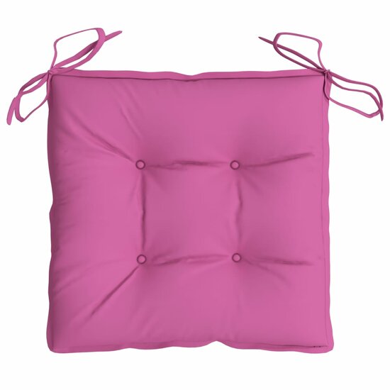 Stoelkussens Stof Roze 2 40 x 40 x 7 cm