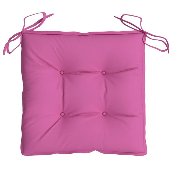 Stoelkussens Stof Roze 4 40 x 40 x 7 cm