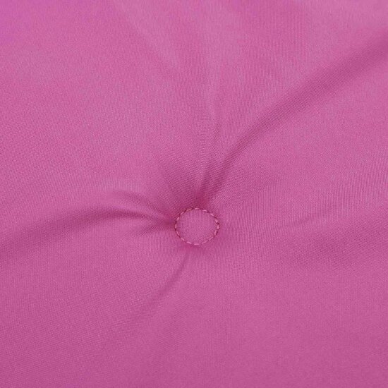 Tuinstoelkussens 50X50X4 Cm Stof Roze 2 50 x 50 x 3 cm
