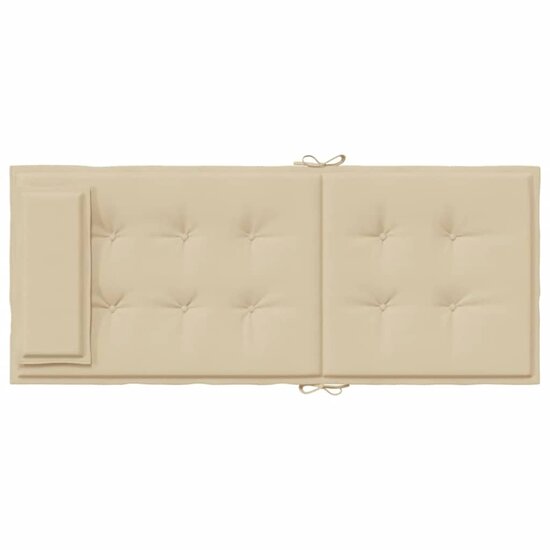 Stoelkussens Hoge Rug Oxford Stof 4 Beige