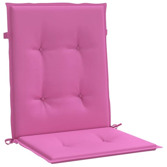 Stoelkussens Lage Rug Stof 6 100 x 50 x 4 cm Roze