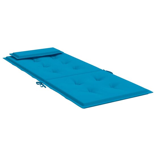 Stoelkussens Hoge Rug Oxford Stof 4 lichtblauw