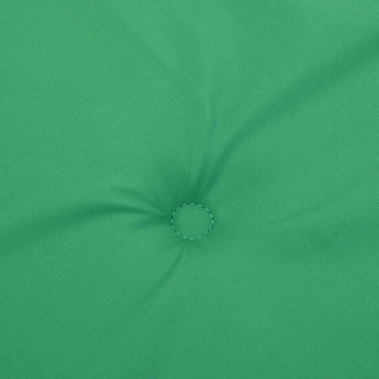 Stoelkussens 2 st hoge rug oxford stof groen