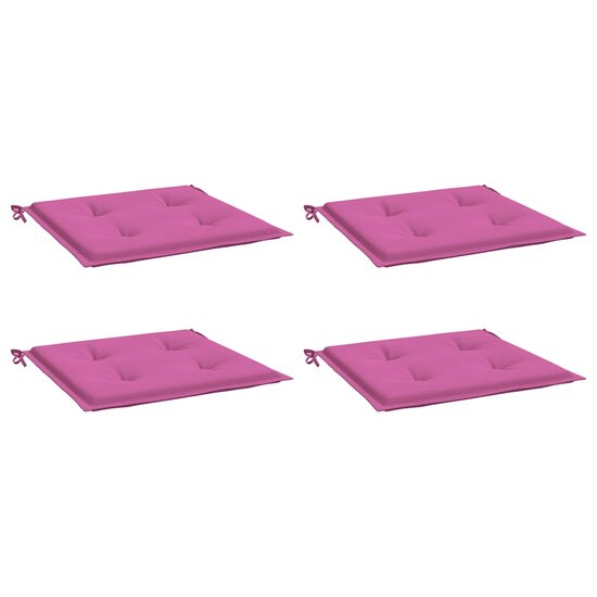 Tuinstoelkussens 40X40X4 Cm Stof Roze 40 x 40 x 3 cm