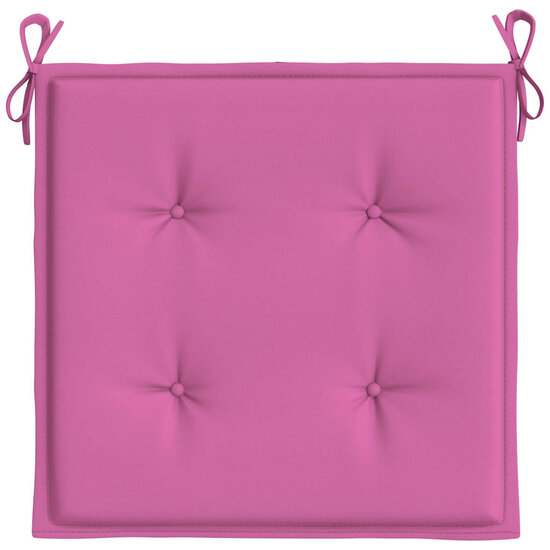 Tuinstoelkussens 40X40X4 Cm Stof Roze 40 x 40 x 3 cm