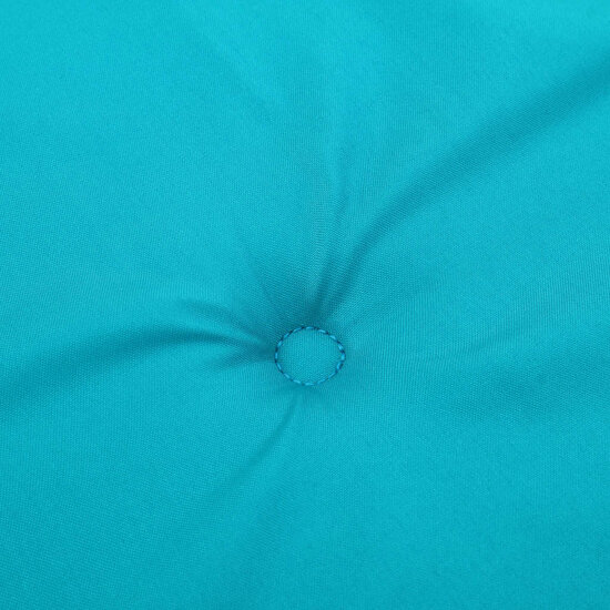 Tuinstoelkussens 40X40X4 Cm Stof Turquoise 6 40 x 40 x 3 cm