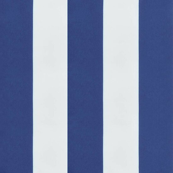 Tuinstoelkussens Gestreept Stof En Blauw En Wit 6 50 x 50 x 3 cm