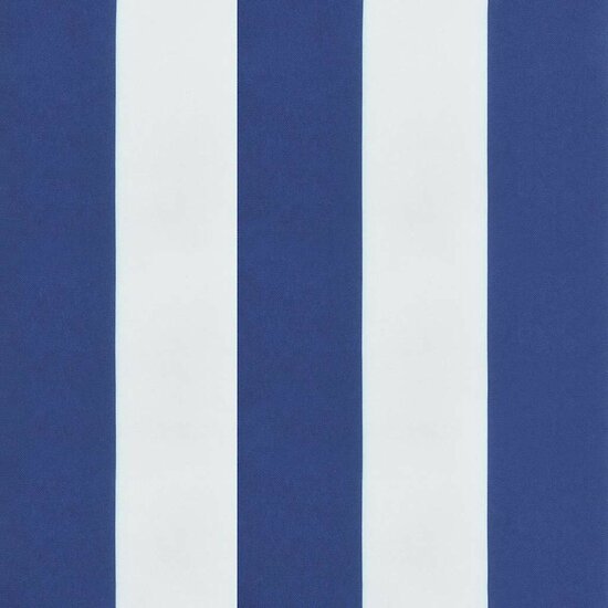 Tuinstoelkussens Gestreept Stof En Blauw En Wit 6 40 x 40 x 3 cm