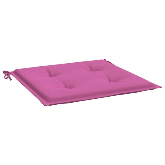 Tuinstoelkussens Stof Roze 2 40 x 40 x 3 cm