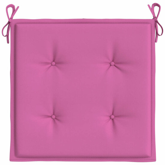 Tuinstoelkussens Stof Roze 2 40 x 40 x 3 cm