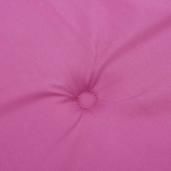 Tuinstoelkussens Stof Roze 2 40 x 40 x 3 cm