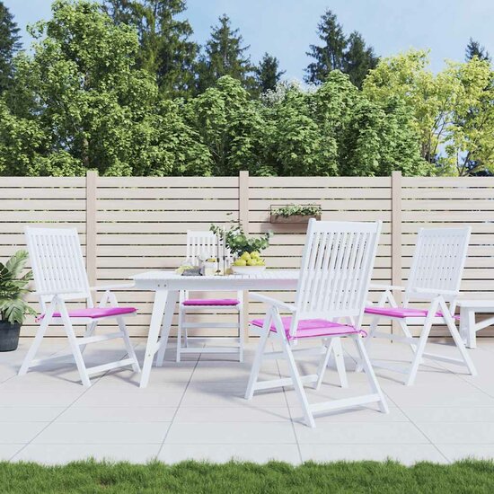 Tuinstoelkussens Stof Roze 4 50 x 50 x 3 cm
