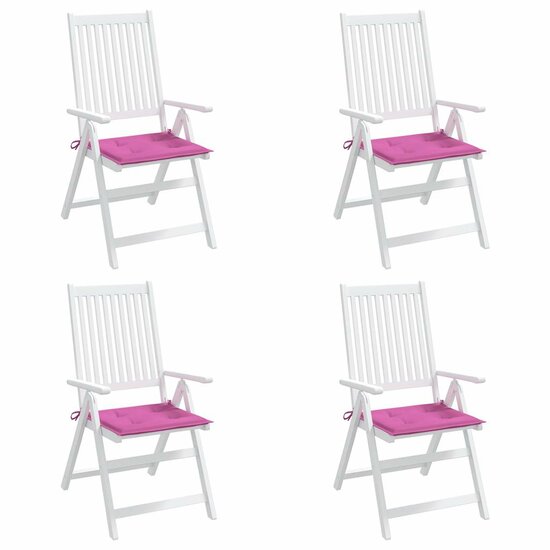 Tuinstoelkussens Stof Roze 4 50 x 50 x 3 cm