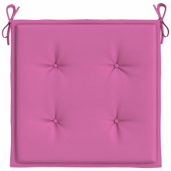 Tuinstoelkussens Stof Roze 4 50 x 50 x 3 cm