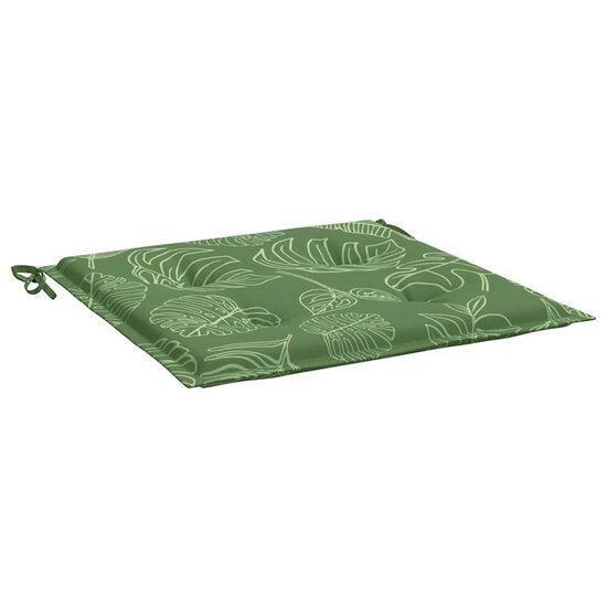 Stoelkussens Bladpatroon 50X50X3 Cm Stof Bladontwerp 6 50 x 50 x 4 cm