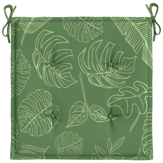 Stoelkussens Bladpatroon 50X50X3 Cm Stof Bladontwerp 6 50 x 50 x 4 cm
