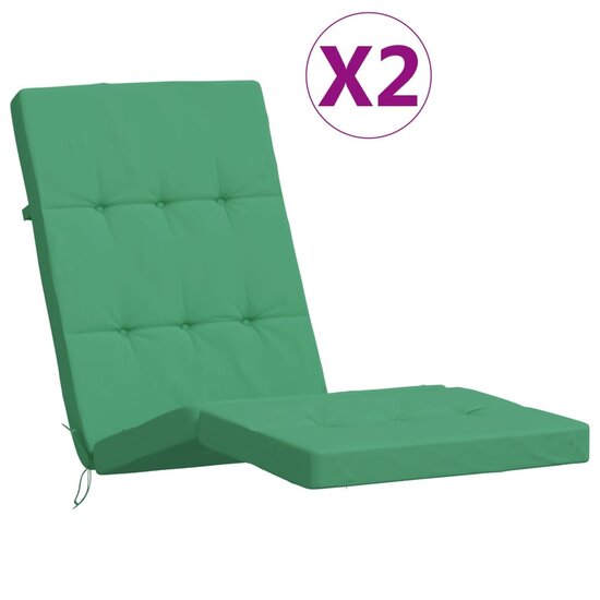 Terrasstoelkussens Oxford Stof Groen