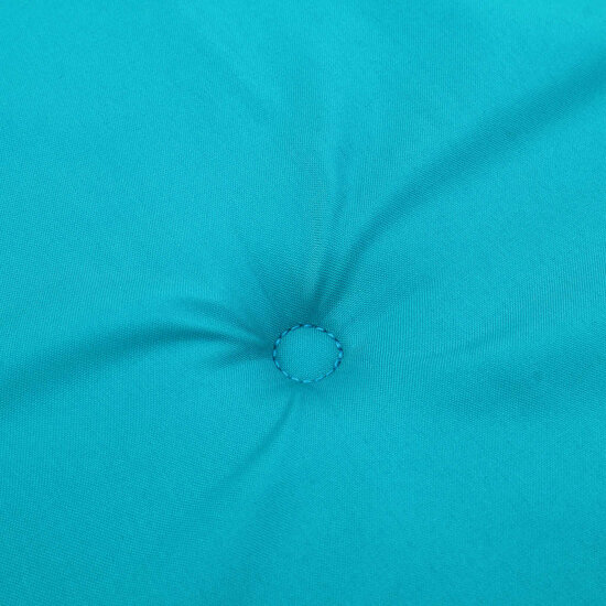 Tuinstoelkussens 4 st 50x50x4 cm stof turquoise