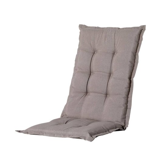 Stoelkussen met hoge rug Basic 123x50 cm taupe