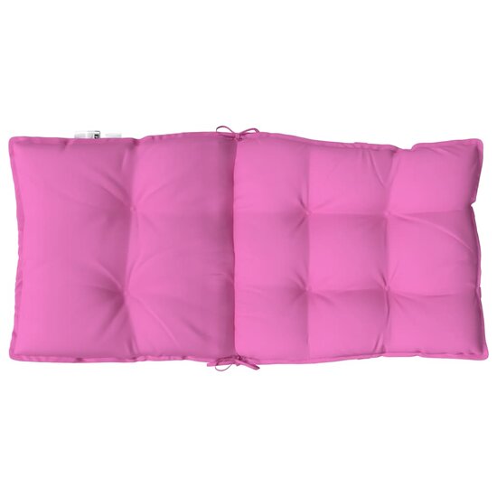 Stoelkussens Lage Rug Oxford Stof 6 Roze
