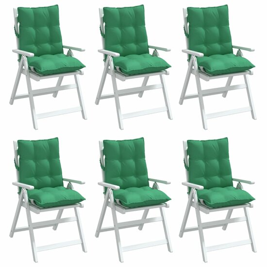 Stoelkussens Lage Rug Oxford Stof 6 Groen