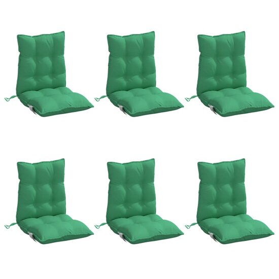 Stoelkussens Lage Rug Oxford Stof 6 Groen
