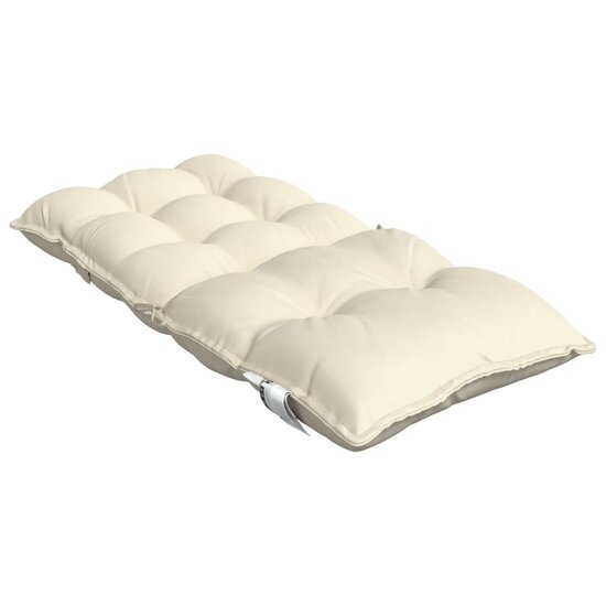 Stoelkussens Lage Rug Oxford Stof Kleurig 6 Cr&egrave;me