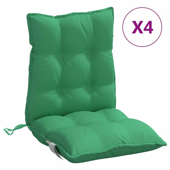 Stoelkussens Lage Rug Oxford Stof 4 Groen
