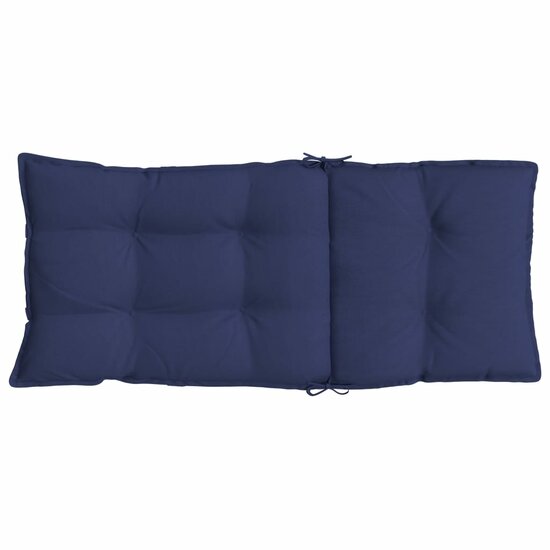 Stoelkussens Hoge Rug Oxford Stof 6 Marineblauw