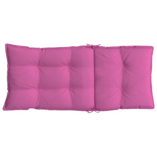 Stoelkussens Hoge Rug Oxford Stof 6 Roze