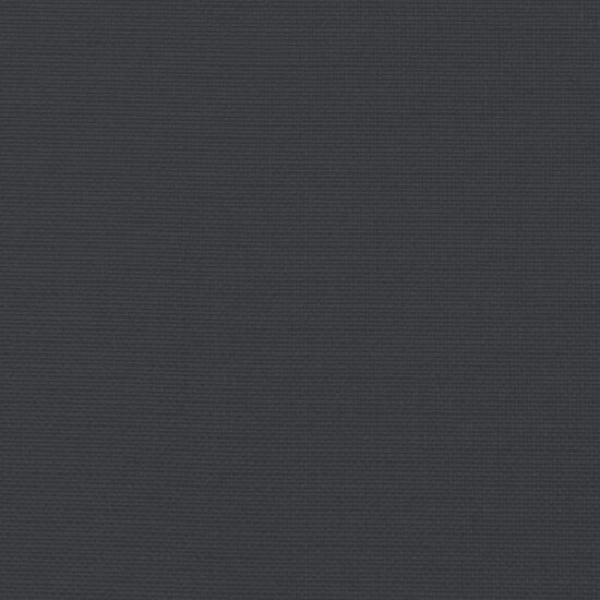 Stoelkussens 6 st lage rug oxford stof zwart