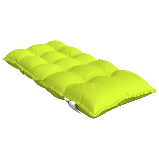 Stoelkussens 4 st lage rug oxford stof felgroen