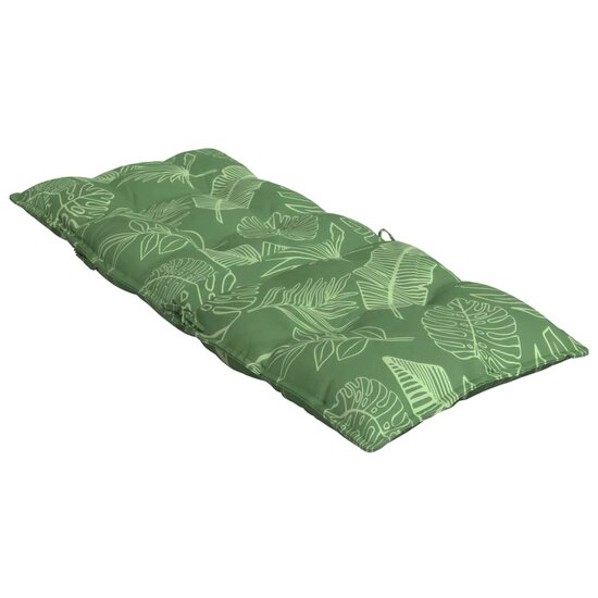 Stoelkussens 6 st hoge rug bladpatroon oxford stof