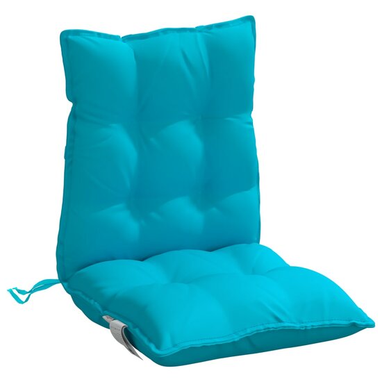 Stoelkussens Lage Rug Oxford Stof 6 Turquoise