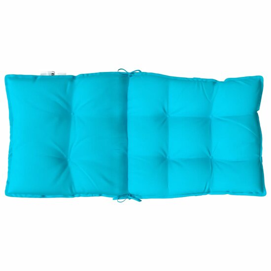 Stoelkussens Lage Rug Oxford Stof 6 Turquoise