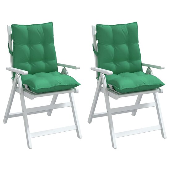Stoelkussens Lage Rug Oxford Stof 2 Groen