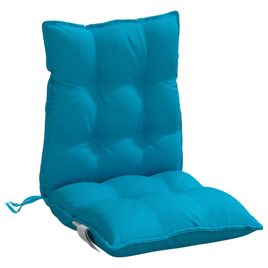 Stoelkussens Lage Rug Oxford Stof Licht 4 Blauw
