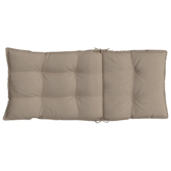 Stoelkussens Hoge Rug Oxford Stof 4 Taupe