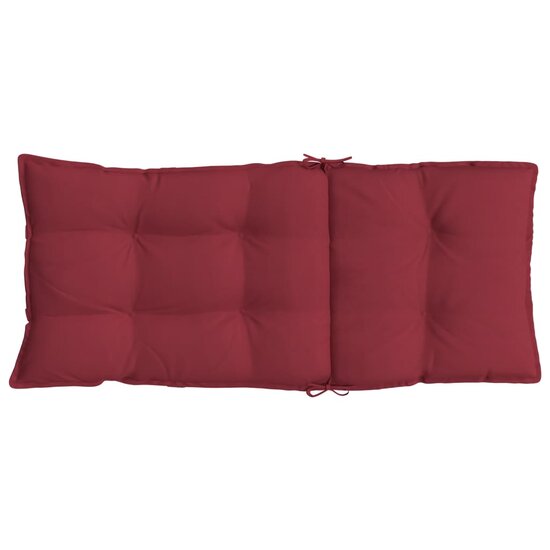 Stoelkussens Hoge Rug Oxford Stof 6 Wijnrood
