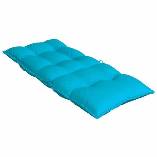 Stoelkussens Hoge Rug Oxford Stof 2 Turquoise