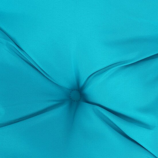 Stoelkussens Hoge Rug Oxford Stof 2 Turquoise