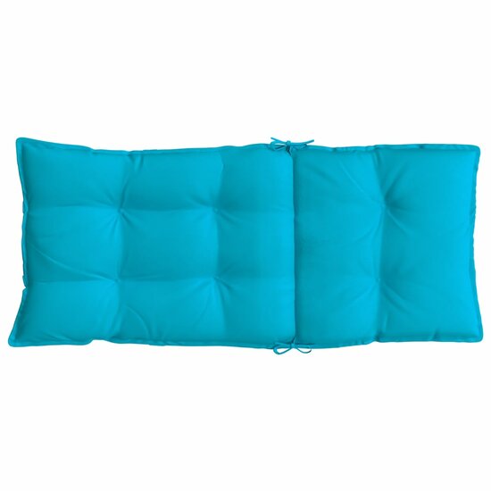 Stoelkussens Hoge Rug Oxford Stof 6 Turquoise