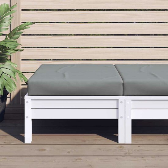 Palletkussen 60x60x9,5 cm oxford stof grijs
