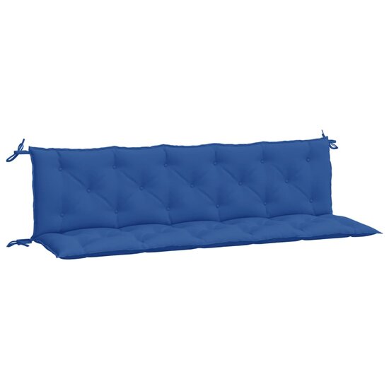 Tuinbankkussens 2 st 180x50x7 cm oxford stof blauw