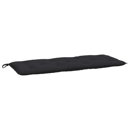 Tuinbankkussen 120x50x7 cm oxford stof zwart
