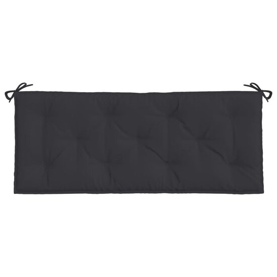Tuinbankkussen 120x50x7 cm oxford stof zwart