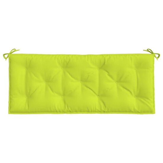 Tuinbankkussens 2 st 120x50x7 cm oxford stof heldergroen