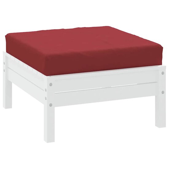 Palletkussen 60x60x9,5 cm oxford stof wijnrood