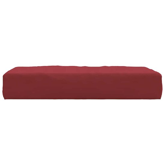 Palletkussen 60x60x9,5 cm oxford stof wijnrood