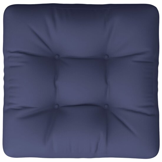 Palletkussen 60x61,5x10 cm stof marineblauw